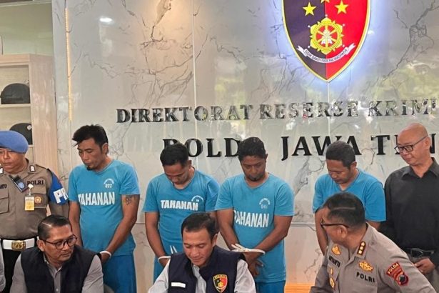 Empat anggota ormas Grib Jaya semarang diamankan polisi karena merusak properti PT KAI