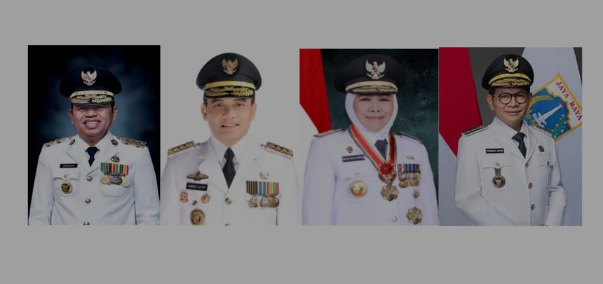 Gubernur Jabar, gubernur Jateng, Gubernur Jatim, dan Gubernur Jakarta