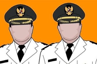 Ilustrasi Kepala Daerah dan Wakil Kepala Daerah.