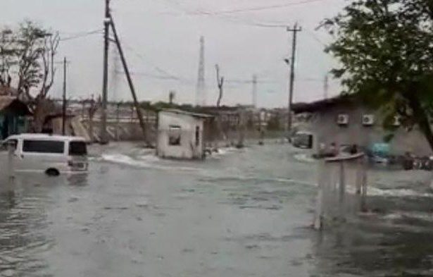 Ilustrasi banjir.