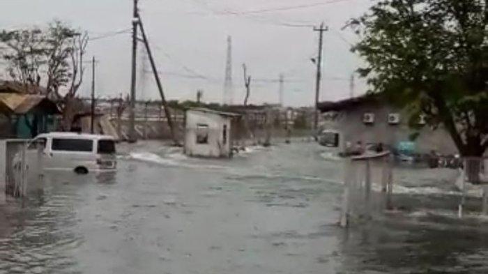 Ilustrasi banjir.