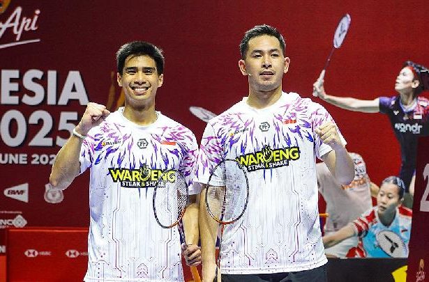 Pasngan Sabar Karyaman/Reza Pahlevi gagal persembahkan gelar juara bagi Indonesia dalam gelaran Indonesia Open 2025.