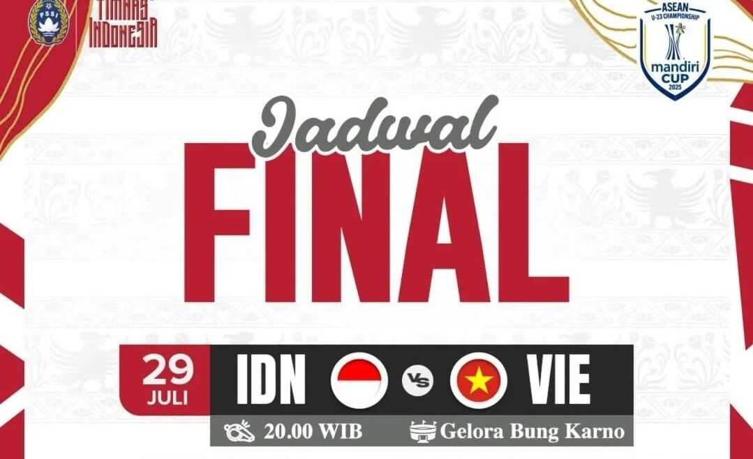 Piala AFF U-23 di SUGBK , Selasa (29/7/2025) pukul 20.00 WIB akan menghadirkan tuan rumah Timnas U-23 melawan Vietnam.