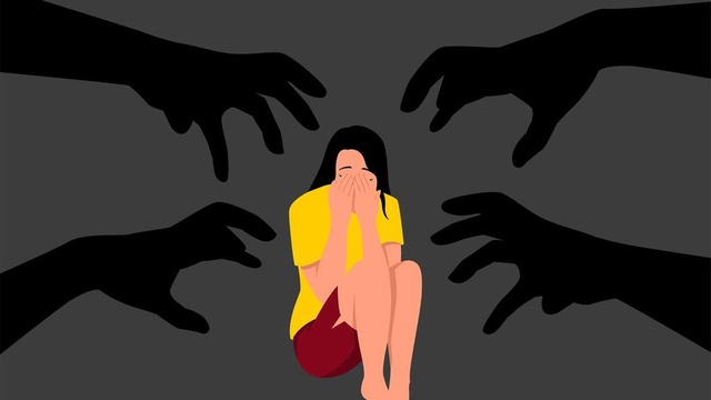 Ilustrasi korban pelecehan atau kekerasan seksual.