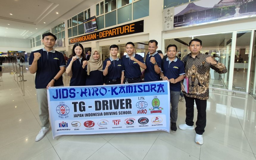 LPK Hiro-LPK Kamisora memberangkatkan driver bus profesional ke Jepang.